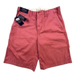 Vintage Polo Ralph Lauren Adirondack Shorts Classic Mens 31 Pink Twill Relaxed